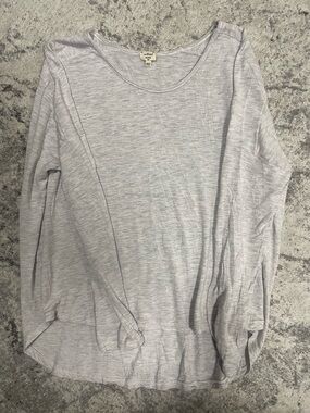 Wilfred Light Gray Long Sleeve Tee